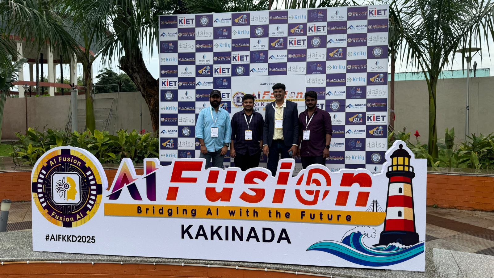 On the AI Fusion Kakinada summit grounds