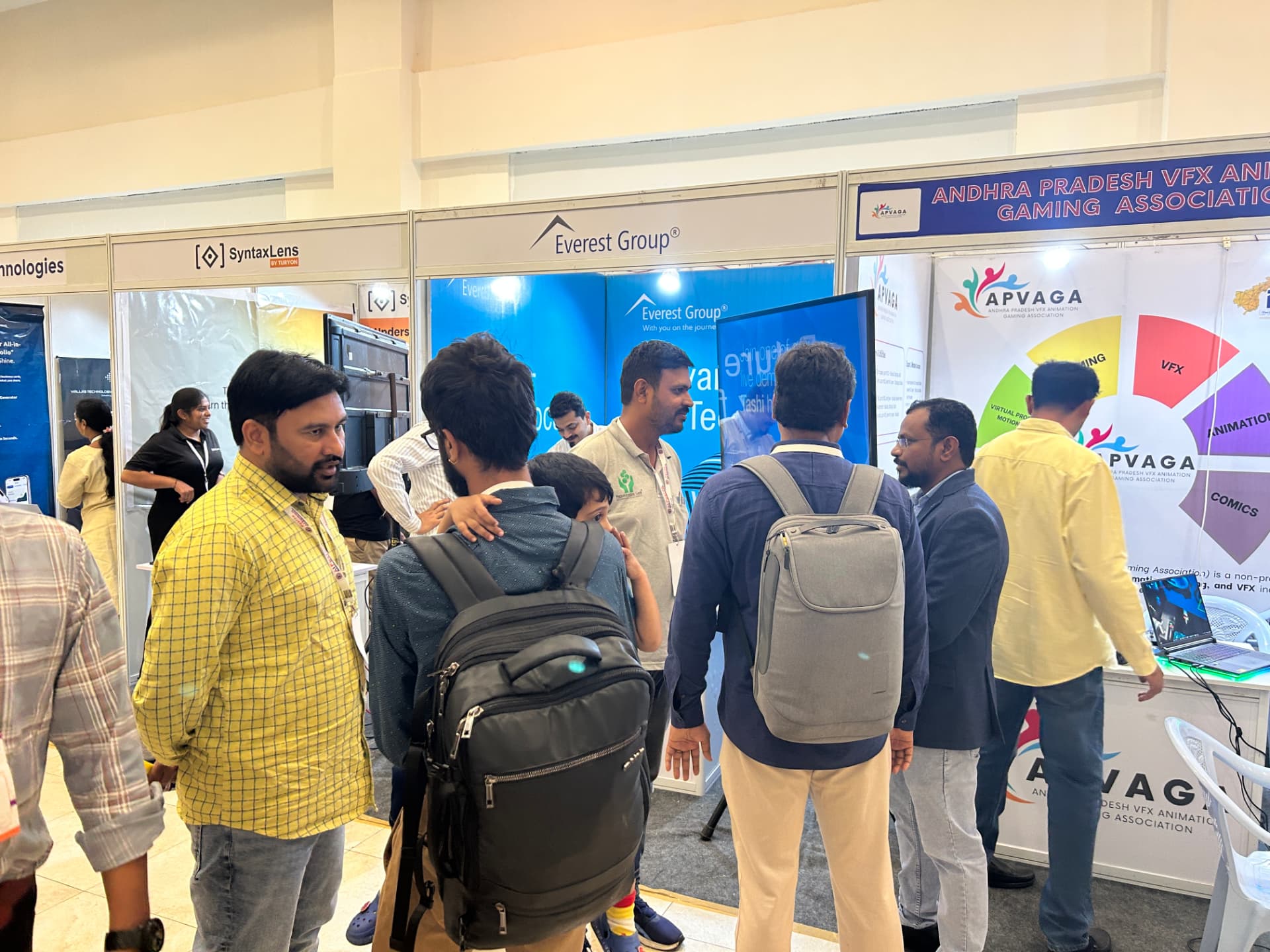 Summit floor at the APVAGA booth